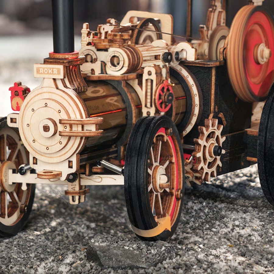 Image 991976_ALTMORE4.jpg, Product 991-976 / Price $59.95, ROKR Steam Engine Mechanical 3D Wooden Puzzle from Tradeopia on TSC.ca's Toys & Hobbies department