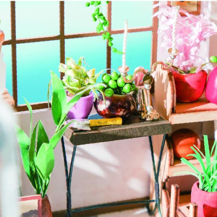 Image 991980_ALTMORE5.jpg, Product 991-980 / Price $59.99, Rolife Emily's Flower Shop Miniature House from Tradeopia on TSC.ca's Toys & Hobbies department