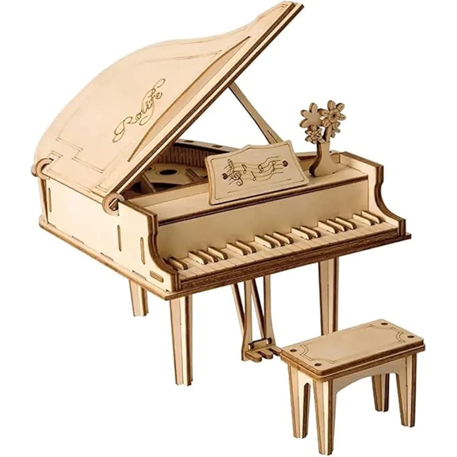 Image 991981.jpg, Product 991-981 / Price $19.99, DIY 3D Wooden Puzzle Grand Piano from Tradeopia on TSC.ca's Toys & Hobbies department