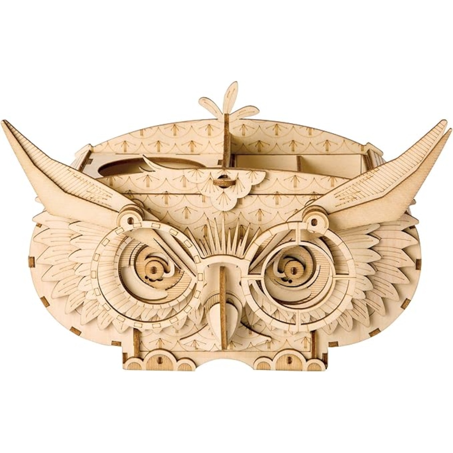 Image 991982.jpg, Product 991-982 / Price $19.99, Rolife Owl Box TG405 Modern 3D Wooden Puzzle from Tradeopia on TSC.ca's Toys & Hobbies department