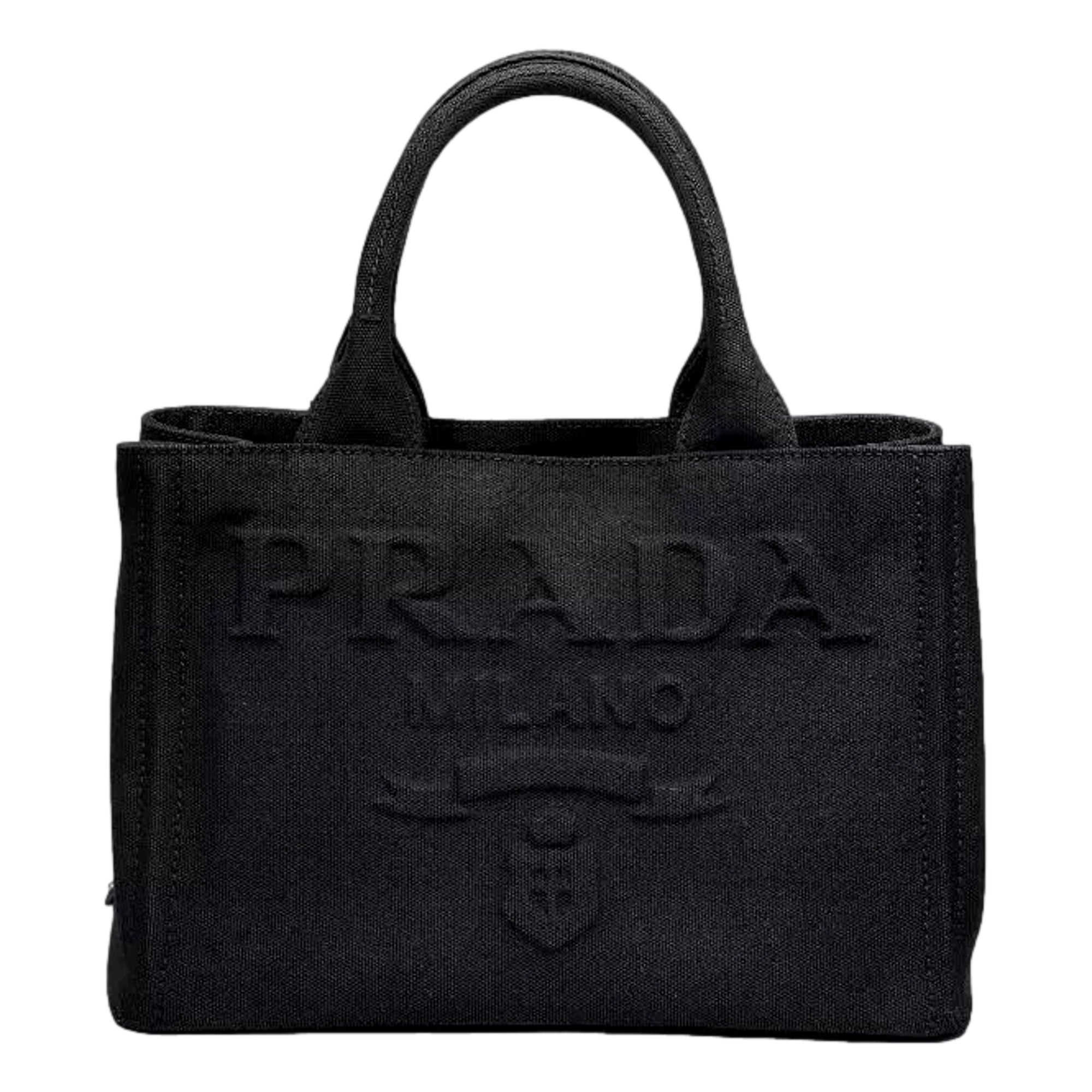 バッグ PRADA CANAPA SPORT CANVAS TOTE BAG Prada Black Canvas Medium Canapa Tote Bag 🖤🖤🖤 The Prada