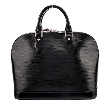 Louis Vuitton Alma Womens Handbag Black Epi Leather MM (Pre-owned)