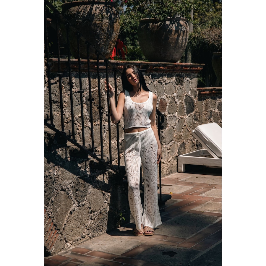 Image 992326_ALTMORE9.jpg, Product 992-326 / Price $68.60 - $98.00, Santorini Crochet Pants from Koy Resort on TSC.ca's Fashion department
