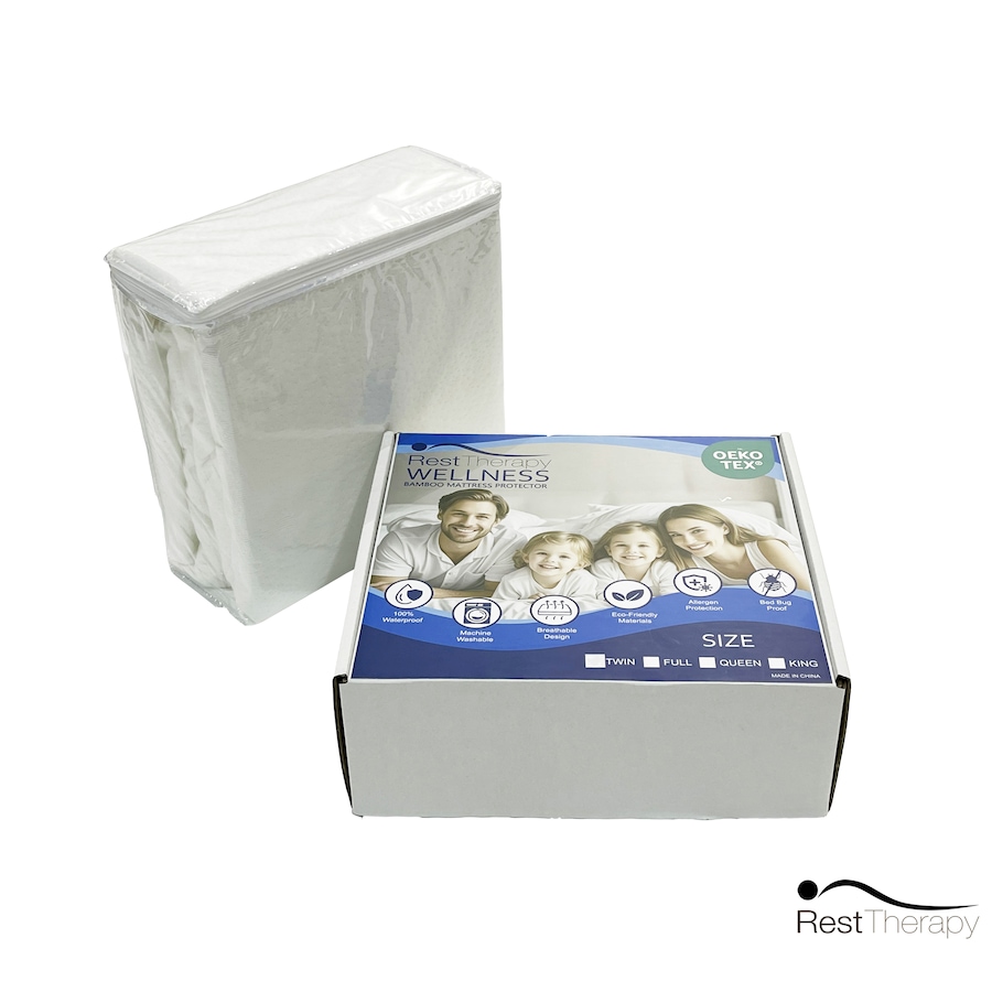 Image 992337_ALTMORE2.png, Product 992-337 / Price $99.99 - $149.99, Rest Therapy Wellness Bamboo Mattress Protector from Rest Therapy on TSC.ca's Home & Garden department