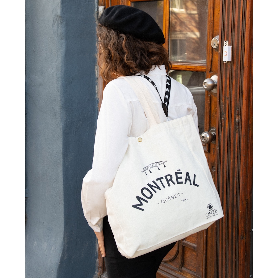 Image 992349_ALTMORE1.jpg, Product 992-349 / Price $19.95, Annick Montreal Quebec Illustration Tote Bag from ANNICK on TSC.ca's Home & Garden department