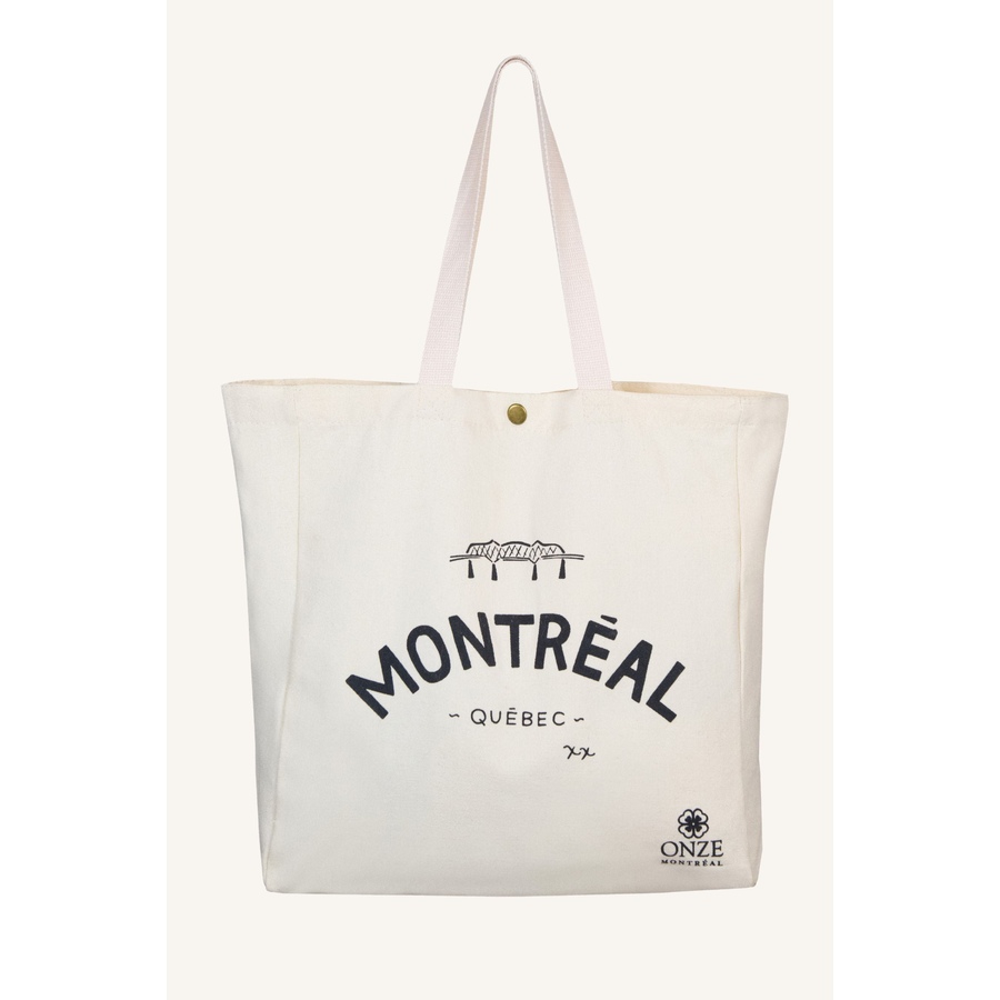 Image 992349_ST01.jpg, Product 992-349 / Price $19.95, Annick Montreal Quebec Illustration Tote Bag from ANNICK on TSC.ca's Home & Garden department