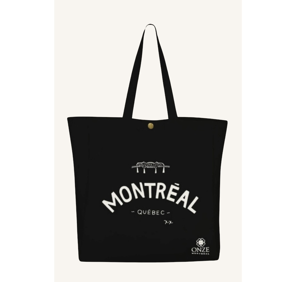 Image 992349_ST02.jpg, Product 992-349 / Price $19.95, Annick Montreal Quebec Illustration Tote Bag from ANNICK on TSC.ca's Home & Garden department