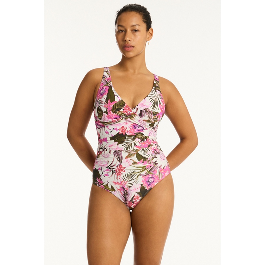 Image 992445_ALTMORE2.jpg, Product 992-445 / Price $109.20, Isla Cross Front One Piece Swimsuit from Sea Level Swim on TSC.ca's Fashion department