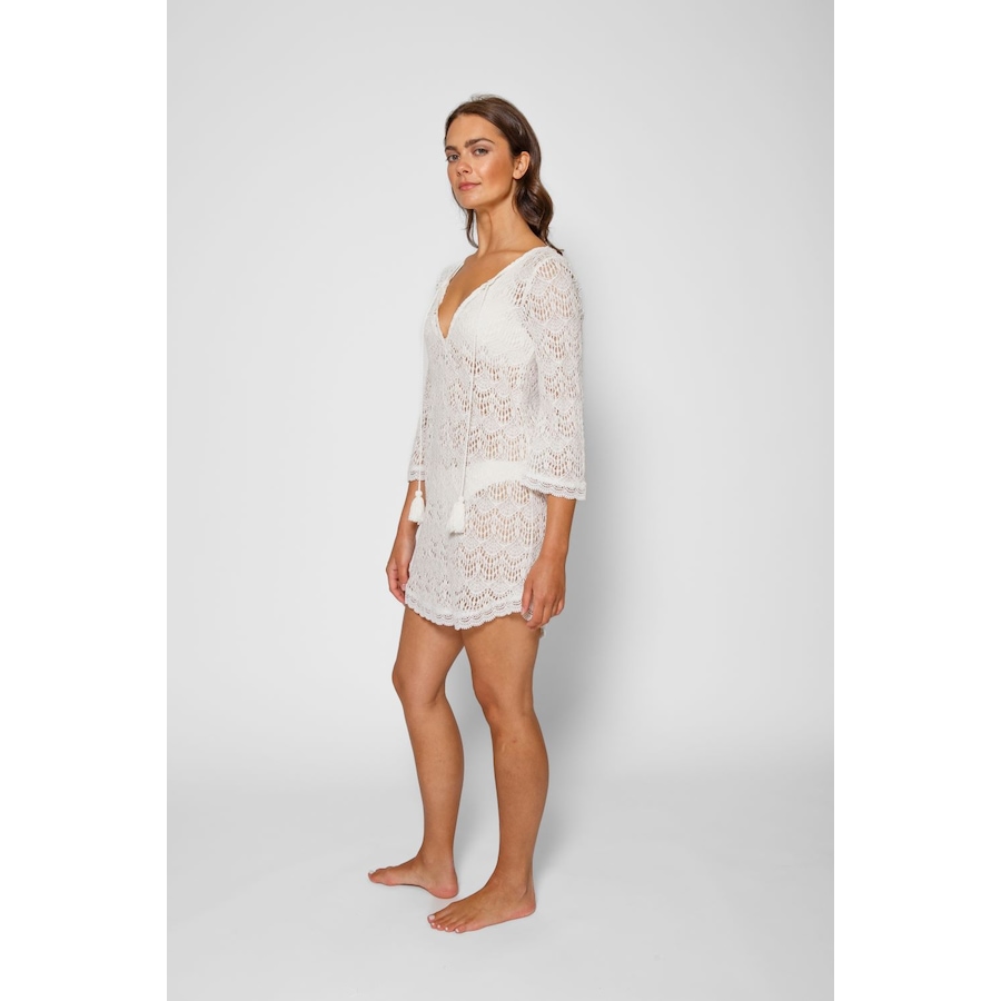 Image 992500_ALTMORE2.jpg, Product 992-500 / Price $69.00, Flamenco Lace Crochet Beach Cover Up Tunic from Koy Resort on TSC.ca's Fashion department