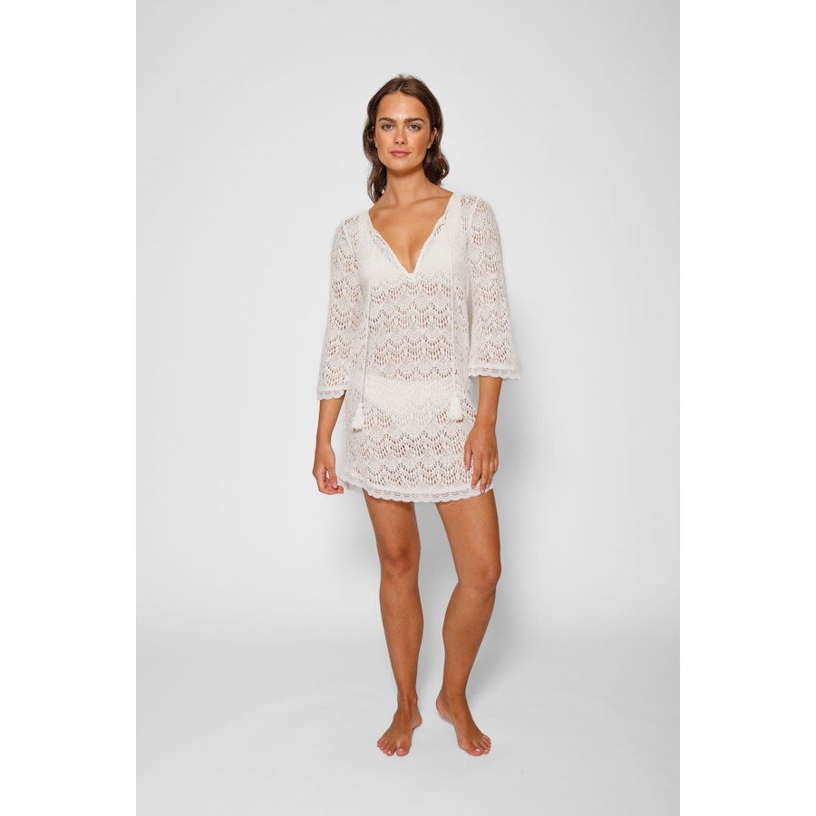 Image 992500_ST01.jpg, Product 992-500 / Price $69.00, Flamenco Lace Crochet Beach Cover Up Tunic from Koy Resort on TSC.ca's Fashion department