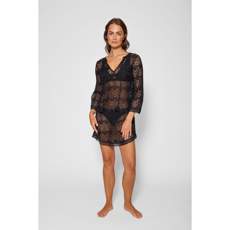 Image 992500_ST02.jpg, Product 992-500 / Price $69.00, Flamenco Lace Crochet Beach Cover Up Tunic from Koy Resort on TSC.ca's Fashion department