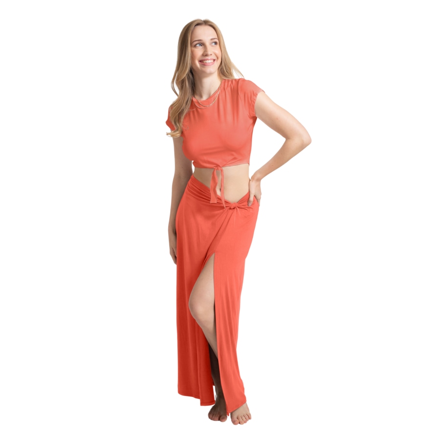 Image 992521_ST03.png, Product 992-521 / Price $48.00, Laguna Tie Knot Top from Koy Resort on TSC.ca's Fashion department
