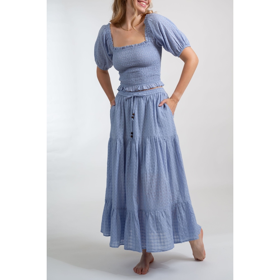 Image 992542_ALTMORE1.jpg, Product 992-542 / Price $33.60, Riviera Boho Tiered Maxi Skirt from Koy Resort on TSC.ca's Fashion department