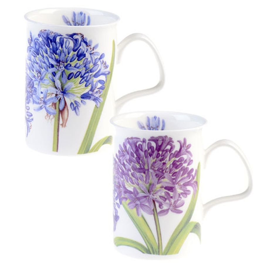 Image 992571.jpg, Product 992-571 / Price $168.00, Roy Kirkham Lancaster Mug - Agapanthus Set of 6, Bone China Ceramic Made in England from Roy Kirkham on TSC.ca's Home & Garden department