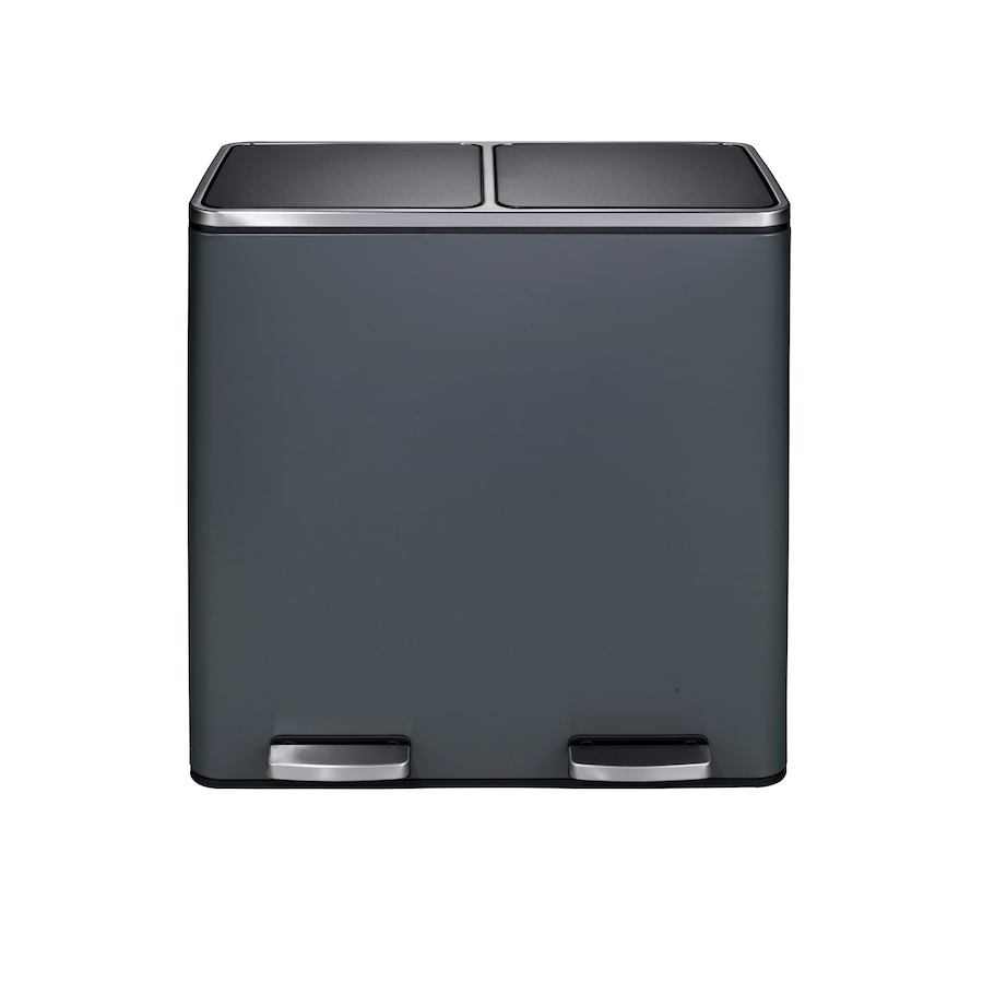 Image 992598_ALTMORE4.jpg, Product 992-598 / Price $240.00, Heim Concept 60L Dual Compartment Trash Can - Matt Grey from Heim Concept on TSC.ca's Home & Garden department