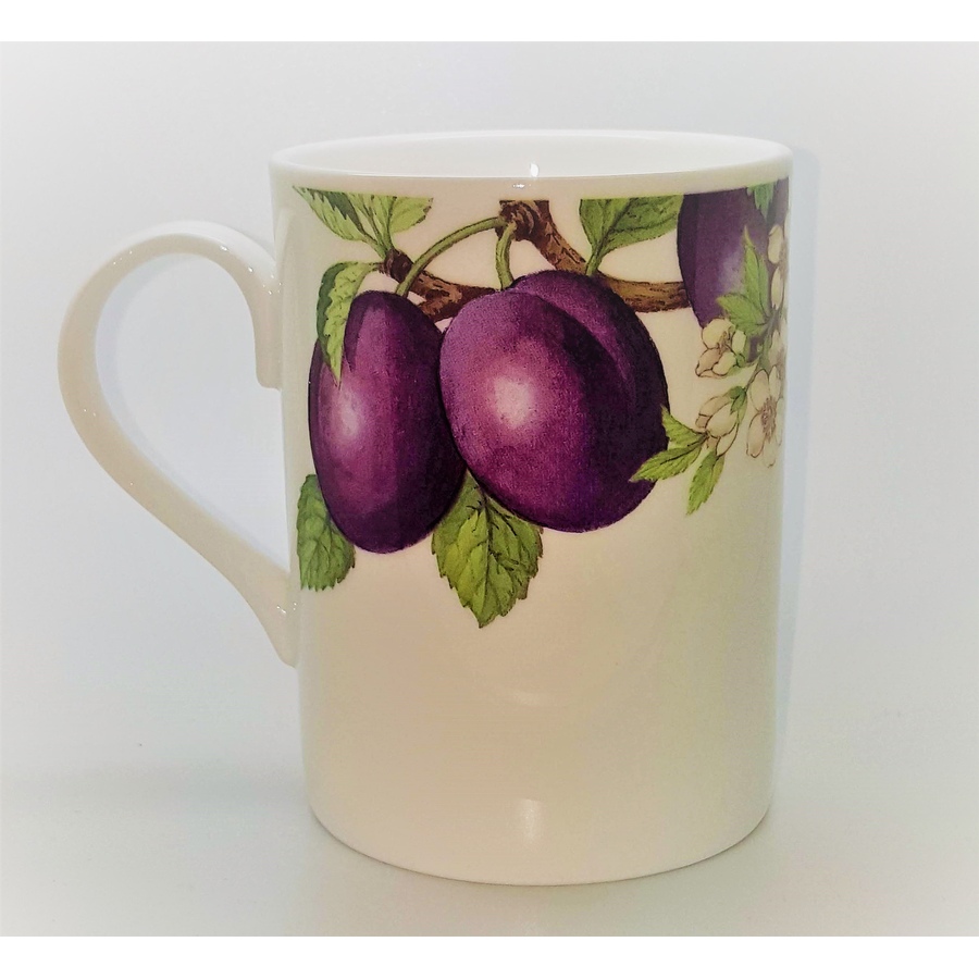 Image 992603.jpg, Product 992-603 / Price $168.00, Roy Kirkham LUCY MUG-PLUM FRUIT TREE, Set of 6, Bone China Ceramic, Made in England from Roy Kirkham on TSC.ca's Home & Garden department