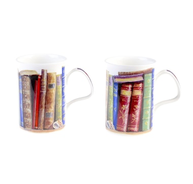 Roy Kirkham Lancaster Mug - Creative Writing Set of 6, Bone China Ceramic Made in England