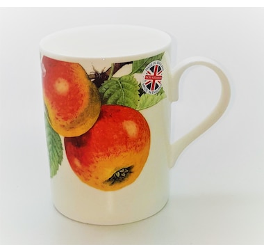 Roy Kirkham LUCY MUG-APPLE FRUIT TREE, Set of 6, Bone China Ceramic, Made in England