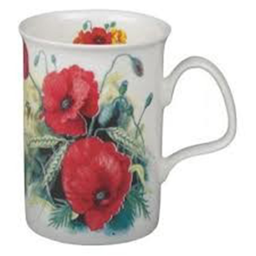 Image 992677.jpg, Product 992-677 / Price $168.00, Roy Kirkham Lancaster Mug - Poppy, Set of 6, Bone China Ceramic Made in England from Roy Kirkham on TSC.ca's Home & Garden department