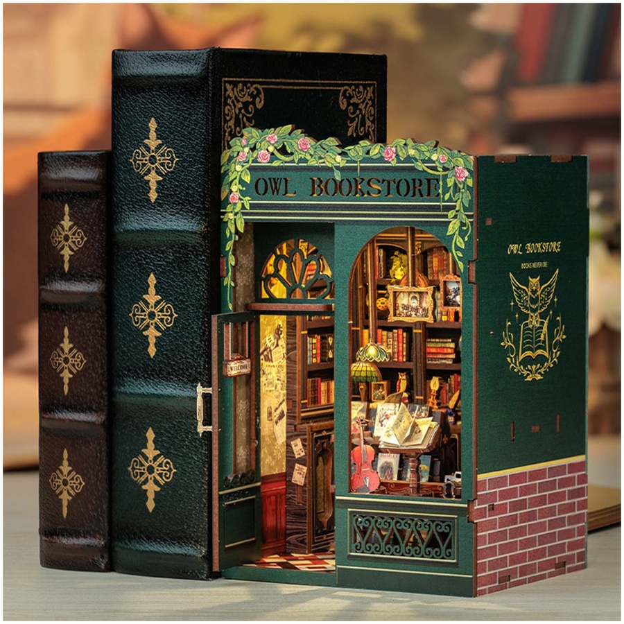 Image 992710_ALTMORE2.jpg, Product 992-710 / Price $39.99, 3D Wooden Puzzle Owl Bookstore - 88 Pcs from Tradeopia on TSC.ca's Toys & Hobbies department