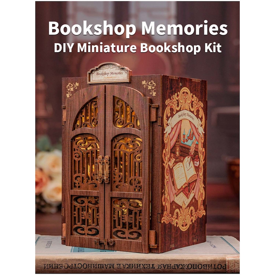 Image 992711_ALTMORE1.jpg, Product 992-711 / Price $39.99, 3D Wooden Puzzle Bookshop Memories - 137 Pcs from Tradeopia on TSC.ca's Toys & Hobbies department