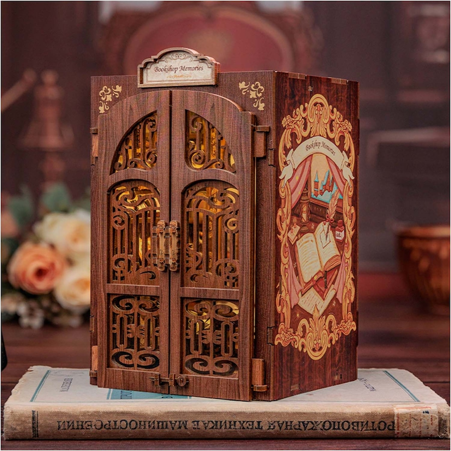 Image 992711_ALTMORE2.jpg, Product 992-711 / Price $39.99, 3D Wooden Puzzle Bookshop Memories - 137 Pcs from Tradeopia on TSC.ca's Toys & Hobbies department