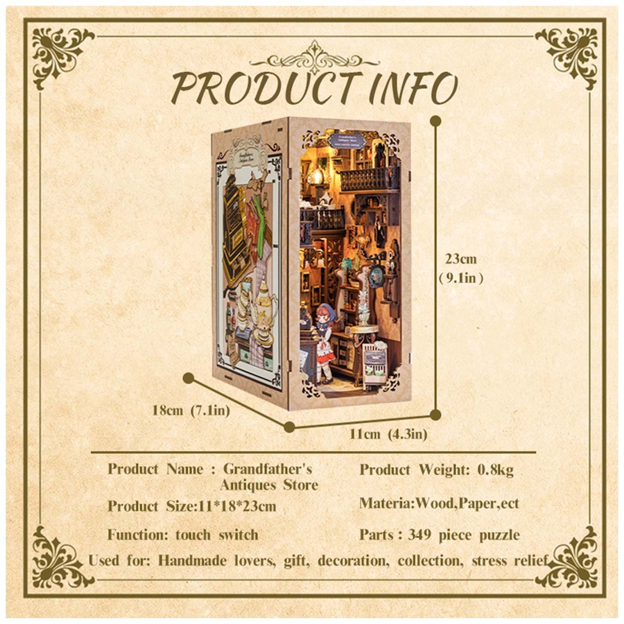 Image 992714_ALTMORE2.jpg, Product 992-714 / Price $49.99, 3D Wooden Puzzle Grandfather's Antiques Store - 349 Pcs from Tradeopia on TSC.ca's Toys & Hobbies department