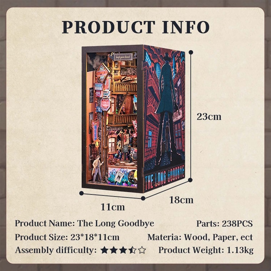 Image 992716_ALTMORE3.jpg, Product 992-716 / Price $44.97, 3D Wooden Puzzle The Long Goodbye - 238 Pcs from Tradeopia on TSC.ca's Toys & Hobbies department