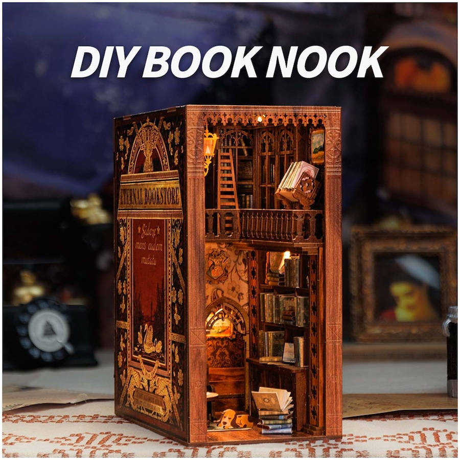 Image 992718.jpg, Product 992-718 / Price $44.95, 3D Wooden Puzzle Eternal Bookstore from Tradeopia on TSC.ca's Toys & Hobbies department