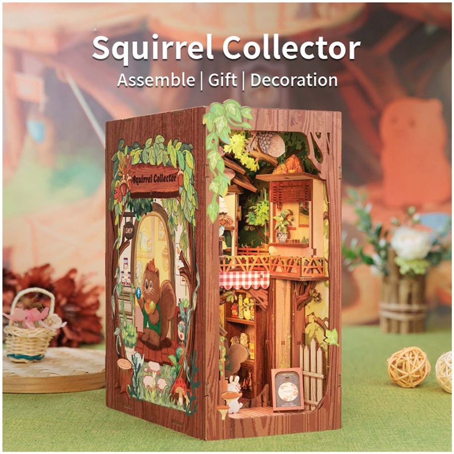 Image 992719.jpg, Product 992-719 / Price $44.97, 3D Wooden Puzzle Squirrel Collector - 204 Pcs from Tradeopia on TSC.ca's Toys & Hobbies department
