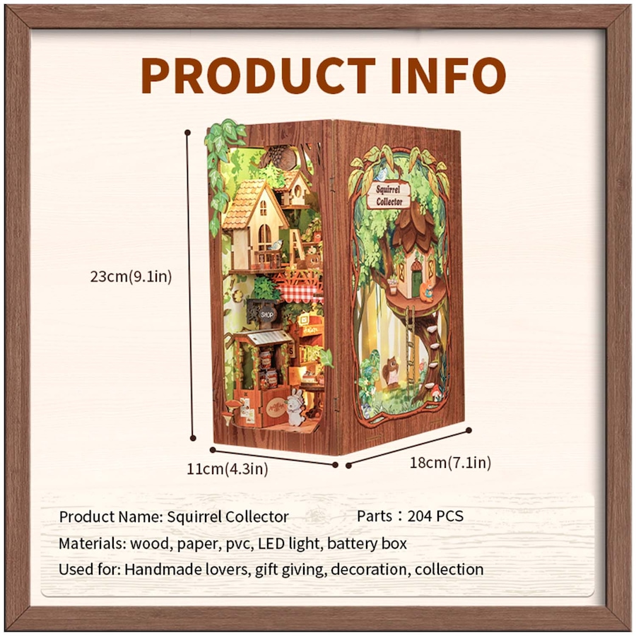 Image 992719_ALTMORE4.jpg, Product 992-719 / Price $44.97, 3D Wooden Puzzle Squirrel Collector - 204 Pcs from Tradeopia on TSC.ca's Toys & Hobbies department