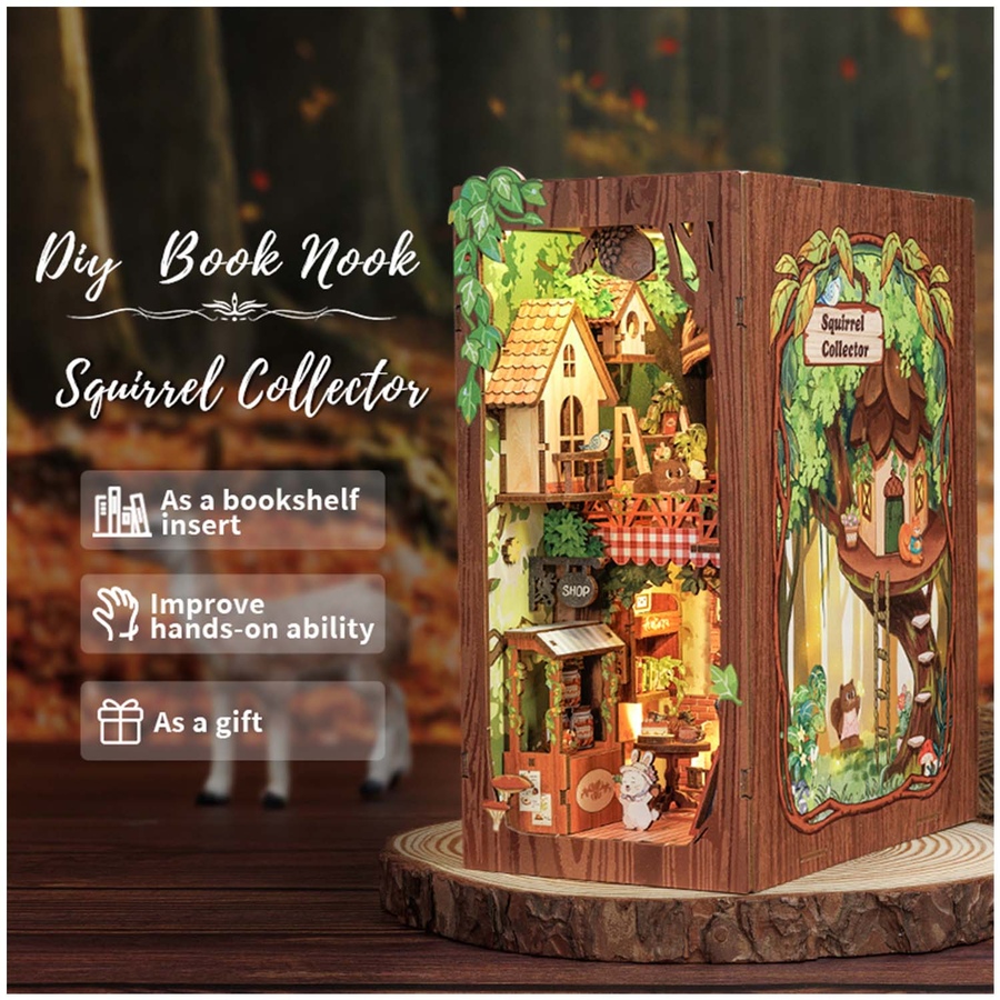 Image 992719_ALTMORE5.jpg, Product 992-719 / Price $44.97, 3D Wooden Puzzle Squirrel Collector - 204 Pcs from Tradeopia on TSC.ca's Toys & Hobbies department