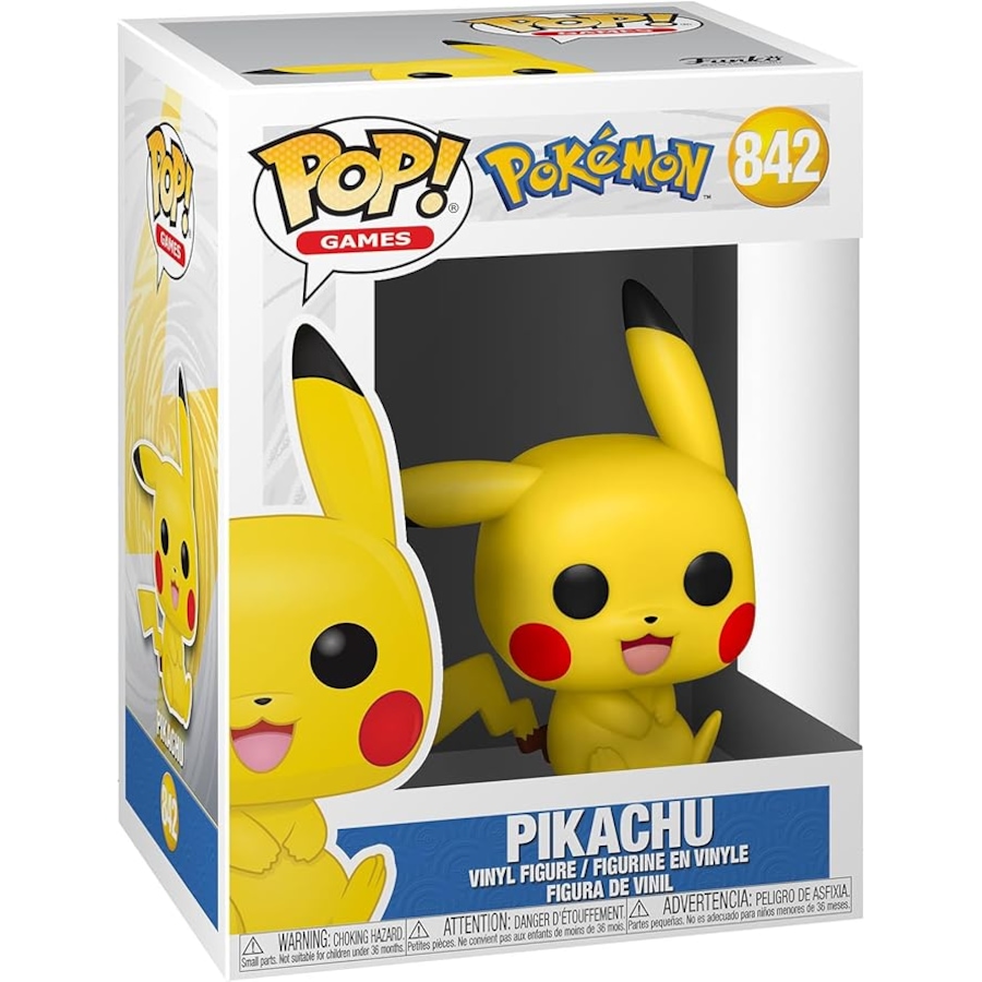 Image 992751_ALTMORE1.jpg, Product 992-751 / Price $21.99, Funko Pop! Games Pokemon Pikachu (Sitting) from Funko Pop on TSC.ca's Toys & Hobbies department