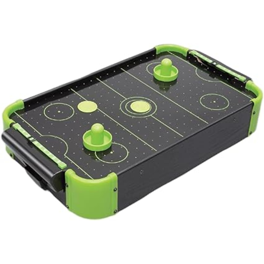 Image 992767_ALTMORE5.jpg, Product 992-767 / Price $39.99, Tradeopia Tabletop Neon Retro Mini Air Hockey Game, with 2 Paddles, and 2 Pucks from Tradeopia on TSC.ca's Toys & Hobbies department