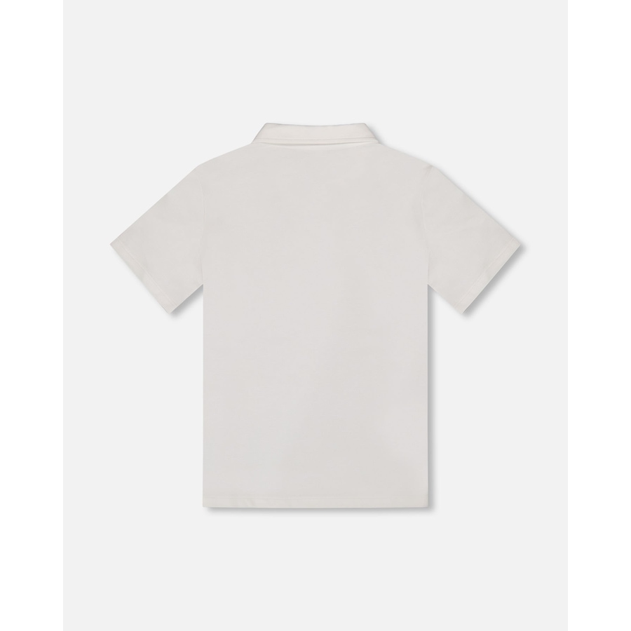 Image 992944_ALTMORE2.jpg, Product 992-944 / Price $41.00, Short Sleeve Polo Shirt White from Deux par Deux on TSC.ca's Fashion department