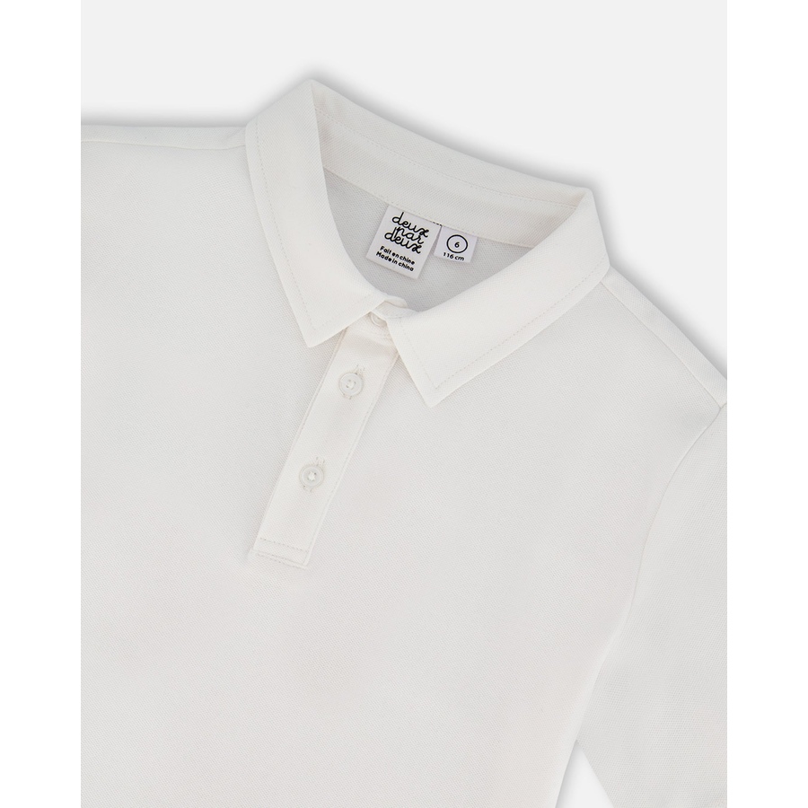 Image 992944_ALTMORE3.jpg, Product 992-944 / Price $41.00, Short Sleeve Polo Shirt White from Deux par Deux on TSC.ca's Fashion department