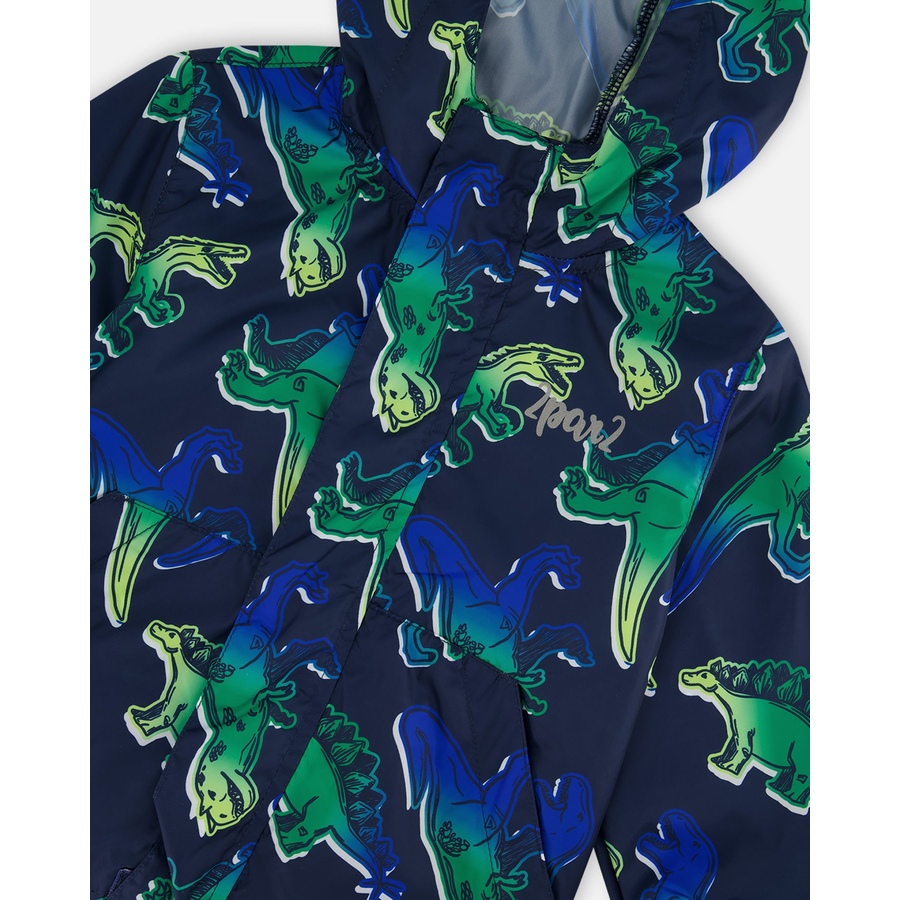 Image 992967_ALTMORE4.jpg, Product 992-967 / Price $59.00, Printed Packable Windbreaker Blue And Green Dino On Navy from Deux par Deux on TSC.ca's Fashion department