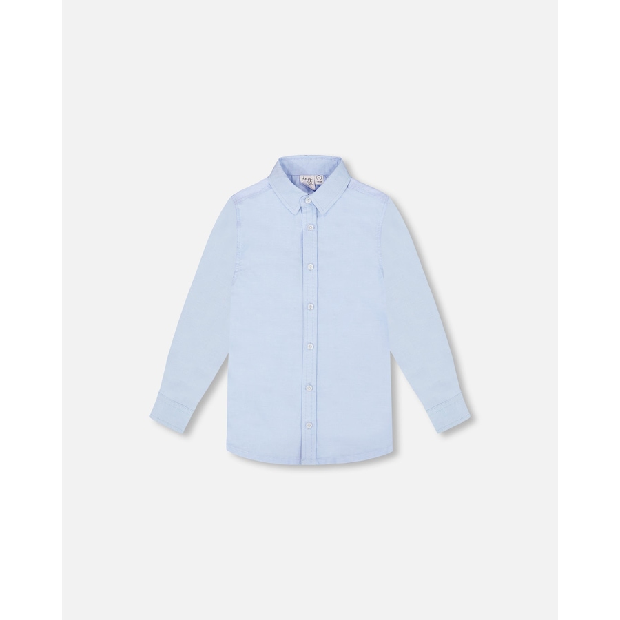 Image 992991.jpg, Product 992-991 / Price $55.00, Long Sleeve Button Down Shirt Pale Blue from Deux par Deux on TSC.ca's Fashion department