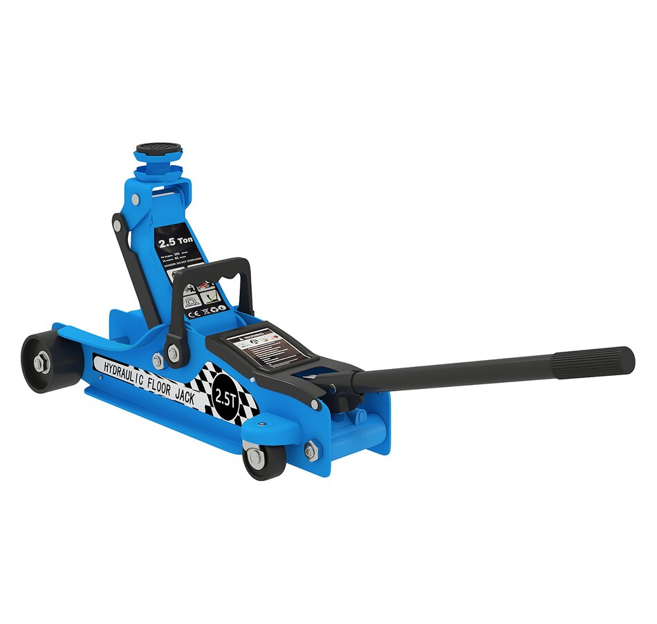 HOMCOM Hydraulic Low Profile Car Jack Lift