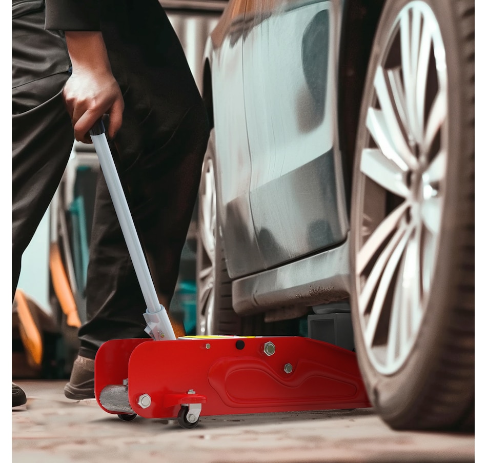 Image 993055_ALTMORE1.jpg, Product 993-055 / Price $64.99, HOMCOM Hydraulic Low Profile Jack 4.7"-11.8" 2 Ton Racing Floor Jack, Red from HOMCOM on TSC.ca's Home & Garden department