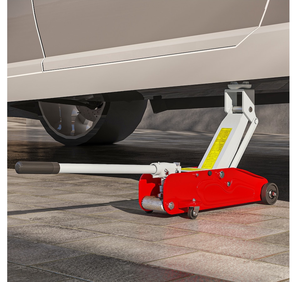 Image 993055_ALTMORE6.jpg, Product 993-055 / Price $64.99, HOMCOM Hydraulic Low Profile Jack 4.7"-11.8" 2 Ton Racing Floor Jack, Red from HOMCOM on TSC.ca's Home & Garden department