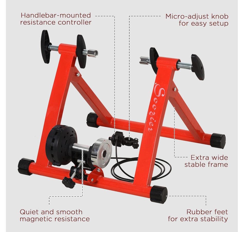 Image 993058_ALTMORE4.jpg, Product 993-058 / Price $74.99, Soozier Bike Trainer Magnetic Bicycle Stand Indoor Exerciser w/ Quick Release Skewer from Soozier on TSC.ca's Home & Garden department