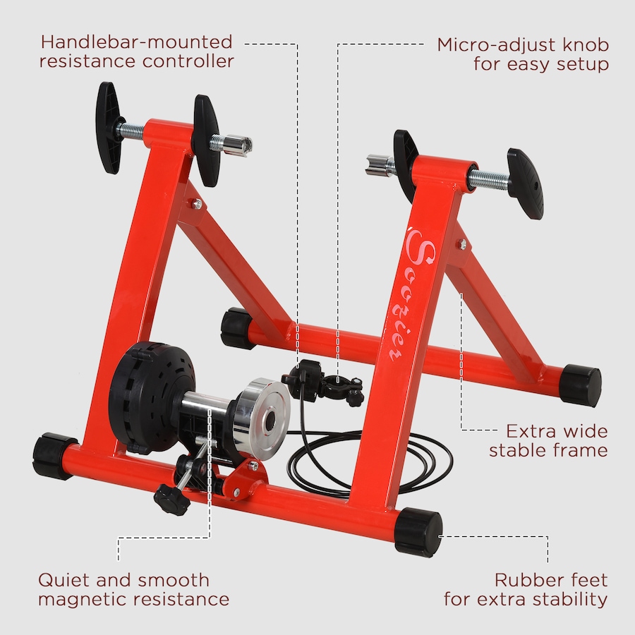 Image 993058_ALTMORE4.jpg, Product 993-058 / Price $89.99, Soozier Bike Trainer Magnetic Bicycle Stand Indoor Exerciser w/ Quick Release Skewer from Soozier on TSC.ca's Home & Garden department