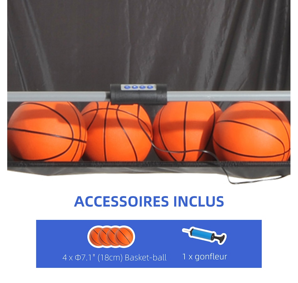 Image 993064_ALTMORE4.jpg, Product 993-064 / Price $158.99, HOMCOM Double Shots Arcade Basketball System Foldable Two Player Basketball from HOMCOM on TSC.ca's Home & Garden department