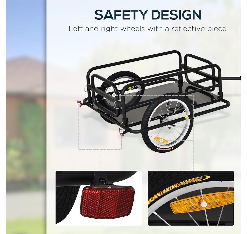 Image 993068_ALTMORE3.jpg, Product 993-068 / Price $149.99, Aosom Bicycle Cargo Trailer from Aosom on TSC.ca's Home & Garden department
