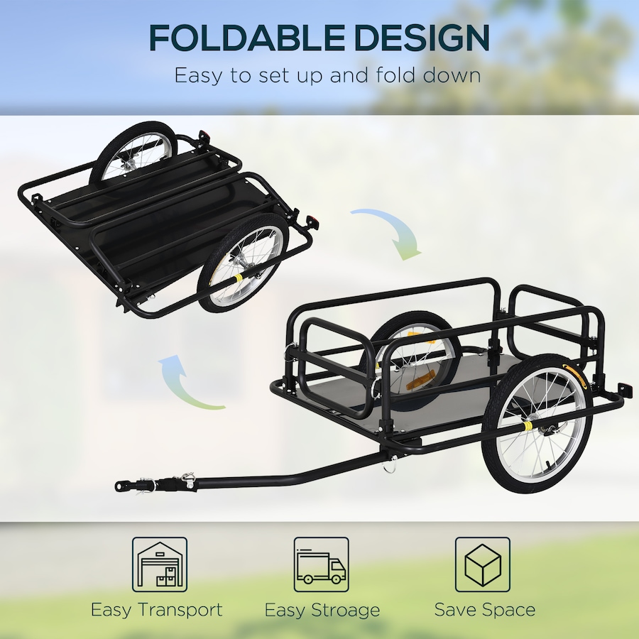 Image 993068_ALTMORE4.jpg, Product 993-068 / Price $149.99, Aosom Bicycle Cargo Trailer from Aosom on TSC.ca's Home & Garden department