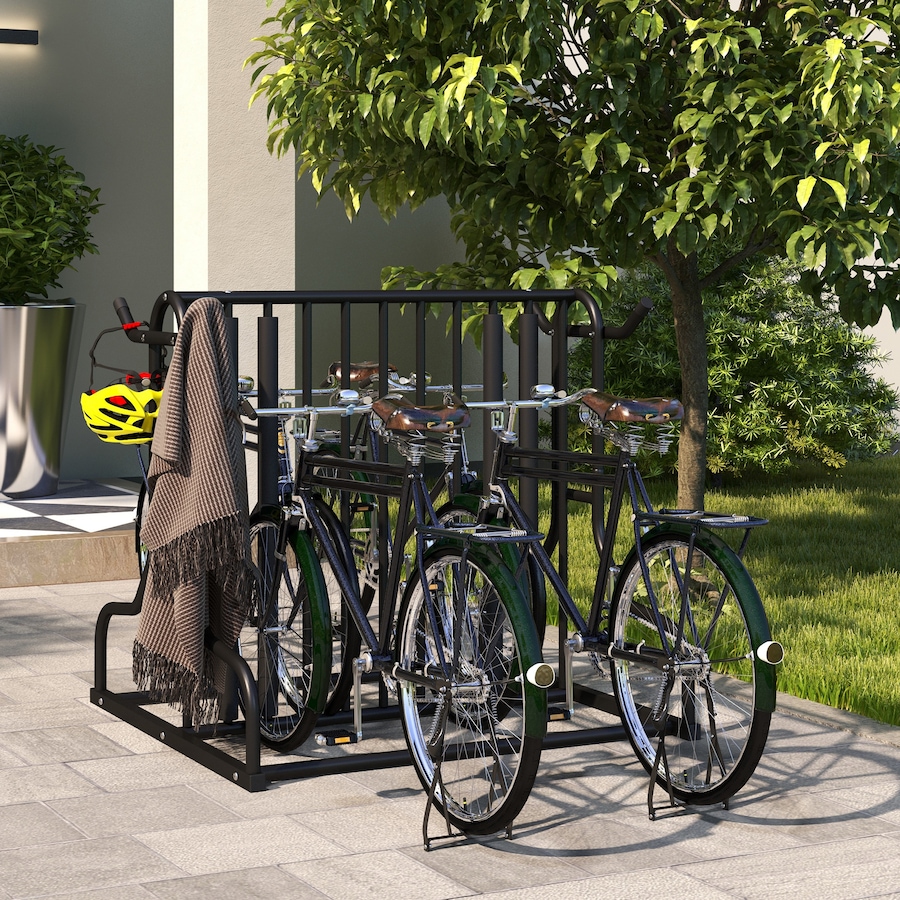 Image 993071_ALTMORE9.jpg, Product 993-071 / Price $94.99, Soozier Double-Sided Bike Rack Stand with 4-Bike Capacity from Soozier on TSC.ca's Home & Garden department