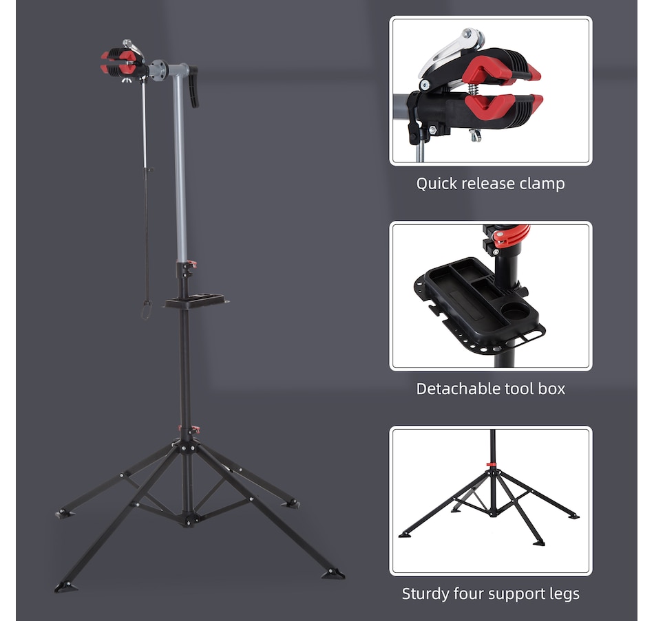 Image 993073_ALTMORE3.jpg, Product 993-073 / Price $64.99, HOMCOM Height Adjustable Bike Repair Stand from HOMCOM on TSC.ca's Home & Garden department