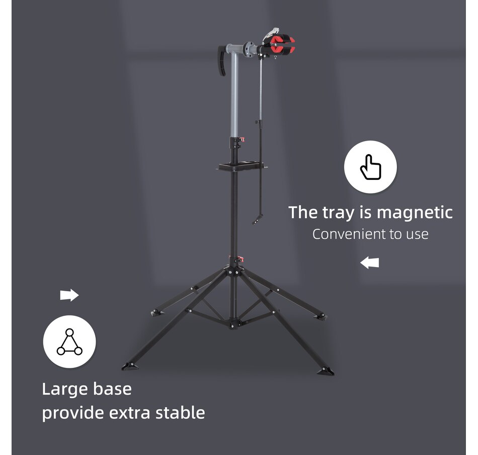 Image 993073_ALTMORE4.jpg, Product 993-073 / Price $64.99, HOMCOM Height Adjustable Bike Repair Stand from HOMCOM on TSC.ca's Home & Garden department