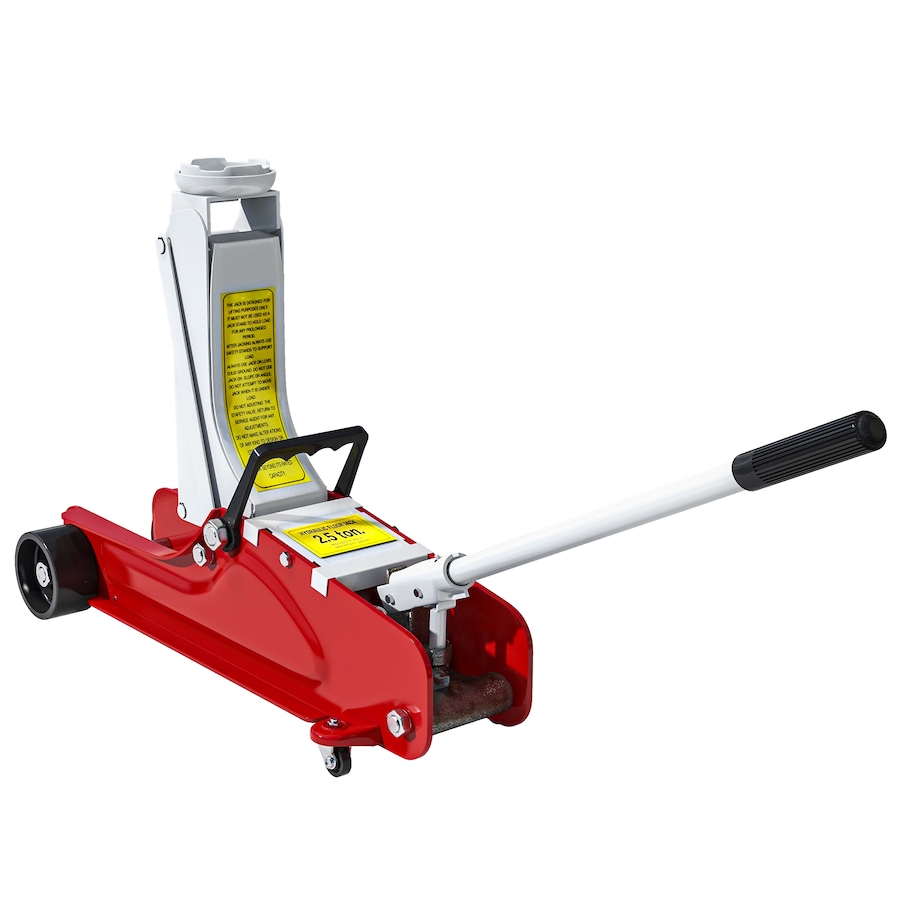 Image 993074.jpg, Product 993-074 / Price $94.99, HOMCOM Hydraulic Low Profile Jack 3.1"-15" 2.5 Ton Racing Floor Jack, Red from HOMCOM on TSC.ca's Home & Garden department